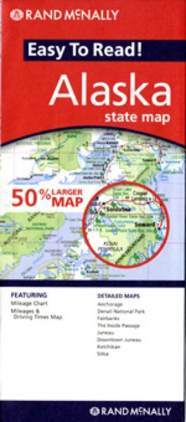 Rand McNally Alaska Travel Map Eastview