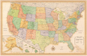 Rand McNally Classic Series USA Wall Map
