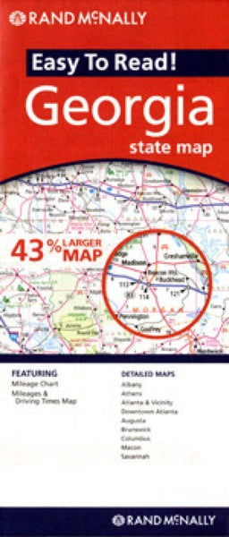 Rand McNally Georgia Travel Map Eastview