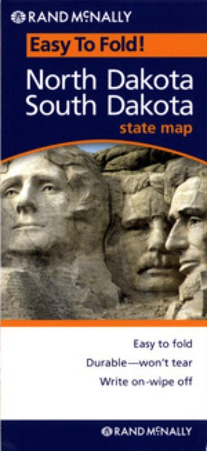 Rand McNally North and South Dakota Travel Map Eastview
