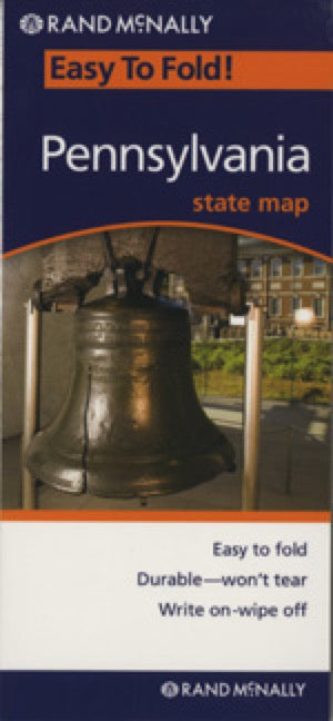 Rand McNally Pennsylvania Travel Map Eastview