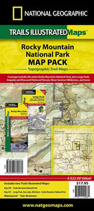 Rocky Mountain National Park, Map Pack Bundle by National Geographic Maps