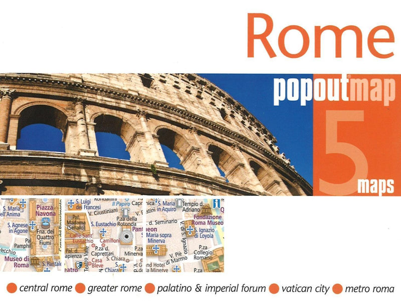 Cover of Rome, Italy, PopOut Map