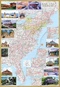 Rail U.S.A., Eastern States, Museums & Trips by Bella Terra Publishing LLC