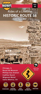 Rides of a Lifetime Road Trip Map Route 66