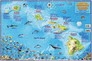 Hawaiian Islands Map & Dive Guide by Frankos Maps Ltd.