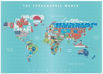 Graphic Map World - flags by Oxford Cartographers Eastview