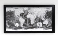 Classic World Map: Monochrome by Future Mapping Company Eastview
