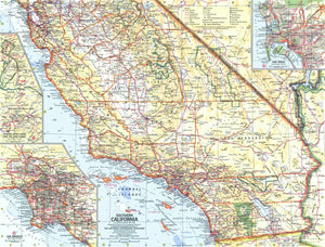 Southern California Map 1966
