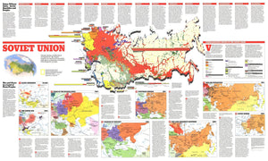 Soviet Union Map 1990 SIde 2