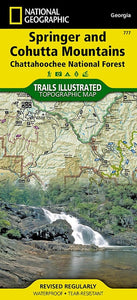 Springer and Cohutta Mountains, Map 777 by National Geographic Maps