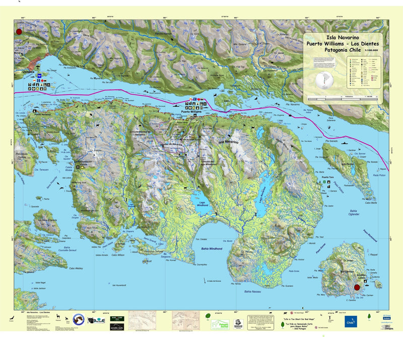 Isla Navarino Maps.com