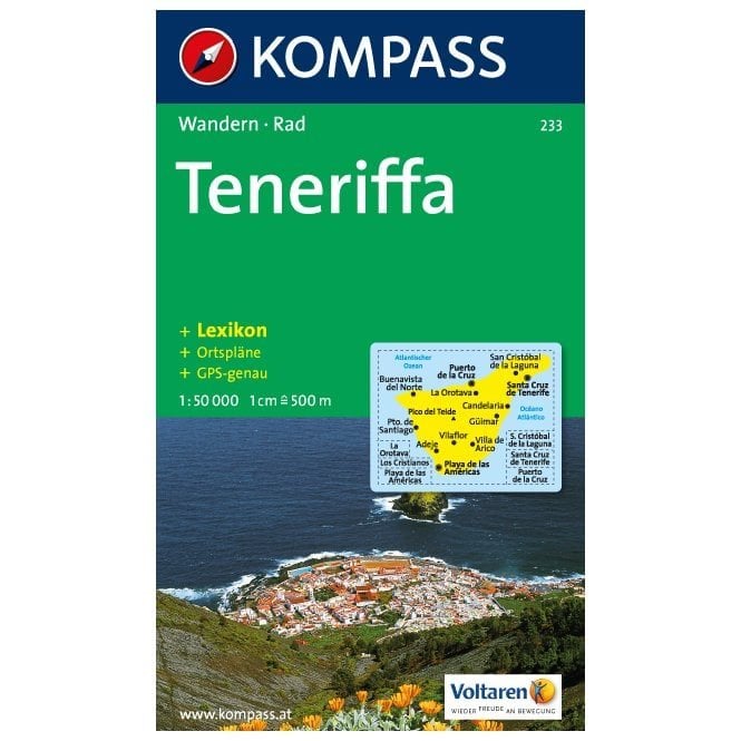 Cover of Tenerife : Hiking Map By Kompass