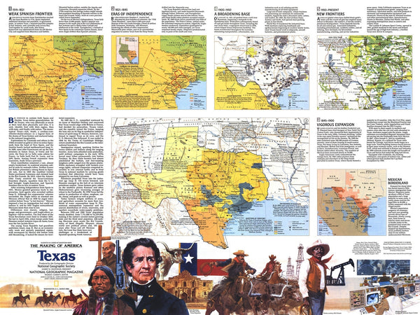 Texas Map 1986 Side 2 Maps.com