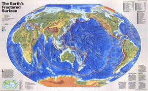 The Earths Fractured Surface Map