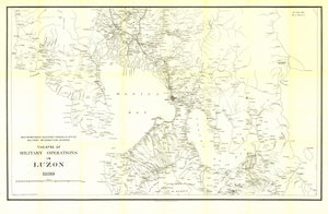 Theatre Of Military Operations In Luzon, 1899 Map