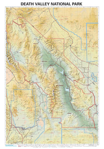 Death Valley National Park Wall Map