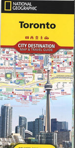 Toronto, Ontario City Destination Map and Travel Guide by National Geographic Maps