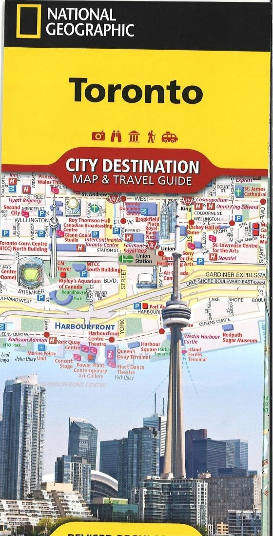 Toronto, Ontario City Destination Map and Travel Guide by National Geographic Maps Eastview
