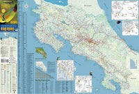 Costa Rica Travel Map by Toucan Maps Eastview