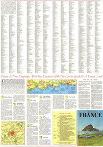 Travelers Map Of France Map 1971 Side 2