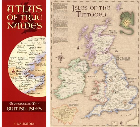 Cover of Atlas of True Names, Etymological Map British Isles