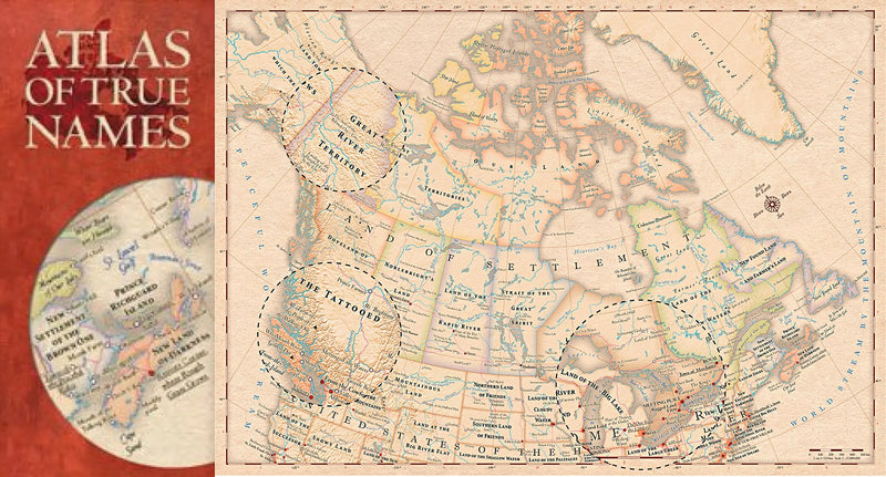 Cover of Atlas of True Names, Canada