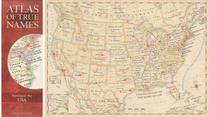 Atlas of True Names, USA by Kalimedia