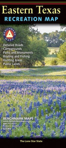 Eastern Texas Recreation Map