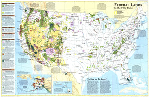 United States Federal Lands Map 1996
