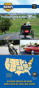 Pennsylvania and New Jersey, Scenic Road Trips by MAD Maps