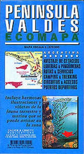 Valdes Peninisula Ecomap, Argentina Travel Map