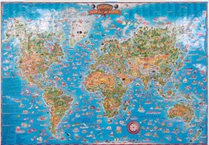 World Map for Kids