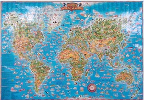 World Map for Kids Eastview