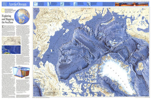 World Ocean Floors, Arctic Ocean Map 1990