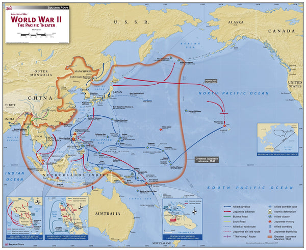 World War II, The Pacific Theater Maps.com
